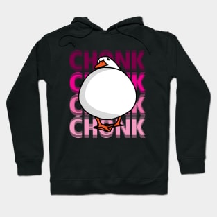 pink chonky round duck Hoodie